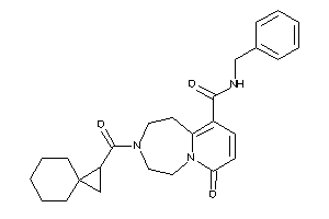 N-benzyl-7-keto-3-(spiro[2.5]octane-2-carbonyl)-1,2,4,5-tetrahydropyrido[2,1-g][1,4]diazepine-10-carboxamide