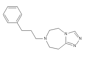 7-(3-phenylpropyl)-5,6,8,9-tetrahydro-[1,2,4]triazolo[3,4-g][1,4]diazepine