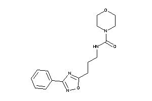 Image of N-[3-(3-phenyl-1,2,4-oxadiazol-5-yl)propyl]morpholine-4-carboxamide