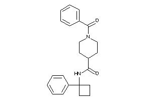 Image of 1-benzoyl-N-(1-phenylcyclobutyl)isonipecotamide