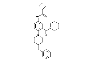 N-[4-(4-benzylpiperidino)-3-(piperidine-1-carbonyl)phenyl]cyclobutanecarboxamide