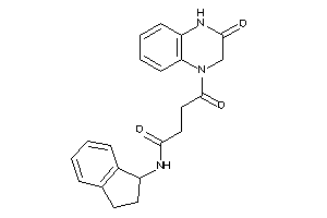 N-indan-1-yl-4-keto-4-(3-keto-2,4-dihydroquinoxalin-1-yl)butyramide