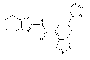 6-(2-furyl)-N-(4,5,6,7-tetrahydro-1,3-benzothiazol-2-yl)isoxazolo[5,4-b]pyridine-4-carboxamide