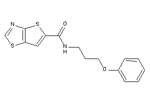 N-(3-phenoxypropyl)thieno[2,3-d]thiazole-5-carboxamide