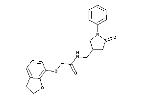 Image of 2-coumaran-7-yloxy-N-[(5-keto-1-phenyl-pyrrolidin-3-yl)methyl]acetamide