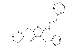 Image of 2-(benzalhydrazono)-5-benzyl-3-(2-furfuryl)thiazolidin-4-one