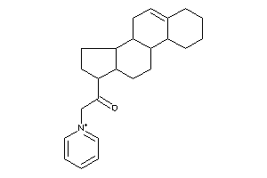 Image of 2-pyridin-1-ium-1-yl-1-(2,3,4,7,8,9,10,11,12,13,14,15,16,17-tetradecahydro-1H-cyclopenta[a]phenanthren-17-yl)ethanone