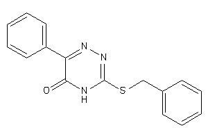 3-(benzylthio)-6-phenyl-4H-1,2,4-triazin-5-one