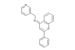 (2-phenylchromen-4-ylidene)-(3-pyridylmethyl)amine