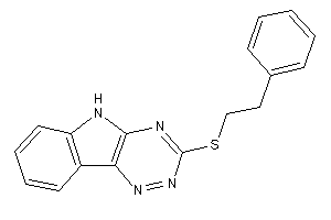 3-(phenethylthio)-5H-[1,2,4]triazino[5,6-b]indole