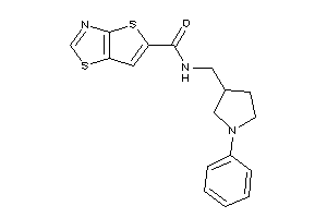 N-[(1-phenylpyrrolidin-3-yl)methyl]thieno[2,3-d]thiazole-5-carboxamide
