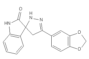 5-(1,3-benzodioxol-5-yl)spiro[2-pyrazoline-3,3'-indoline]-2'-one