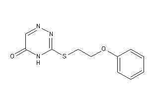 3-(2-phenoxyethylthio)-4H-1,2,4-triazin-5-one