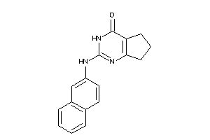 Image of 2-(2-naphthylamino)-3,5,6,7-tetrahydrocyclopenta[d]pyrimidin-4-one