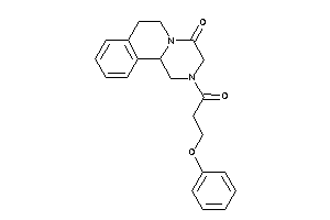 2-(3-phenoxypropanoyl)-3,6,7,11b-tetrahydro-1H-pyrazino[2,1-a]isoquinolin-4-one