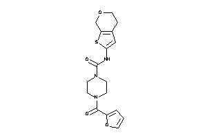 N-(5,7-dihydro-4H-thieno[2,3-c]pyran-2-yl)-4-(2-furoyl)piperazine-1-carboxamide