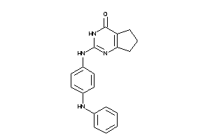 2-(4-anilinoanilino)-3,5,6,7-tetrahydrocyclopenta[d]pyrimidin-4-one