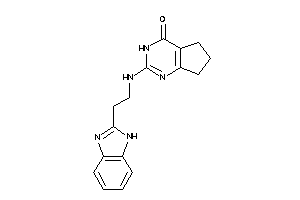 Image of 2-[2-(1H-benzimidazol-2-yl)ethylamino]-3,5,6,7-tetrahydrocyclopenta[d]pyrimidin-4-one