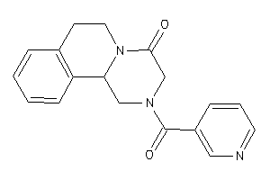 2-nicotinoyl-3,6,7,11b-tetrahydro-1H-pyrazino[2,1-a]isoquinolin-4-one