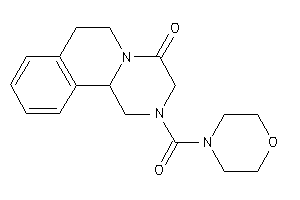 2-(morpholine-4-carbonyl)-3,6,7,11b-tetrahydro-1H-pyrazino[2,1-a]isoquinolin-4-one