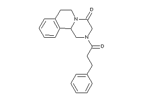 2-hydrocinnamoyl-3,6,7,11b-tetrahydro-1H-pyrazino[2,1-a]isoquinolin-4-one