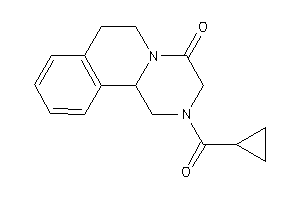 Image of 2-(cyclopropanecarbonyl)-3,6,7,11b-tetrahydro-1H-pyrazino[2,1-a]isoquinolin-4-one