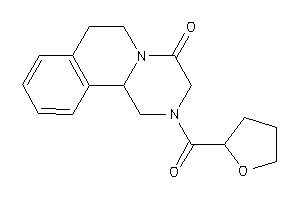 Image of 2-(tetrahydrofuran-2-carbonyl)-3,6,7,11b-tetrahydro-1H-pyrazino[2,1-a]isoquinolin-4-one