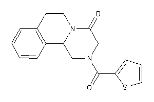 Image of 2-(2-thenoyl)-3,6,7,11b-tetrahydro-1H-pyrazino[2,1-a]isoquinolin-4-one