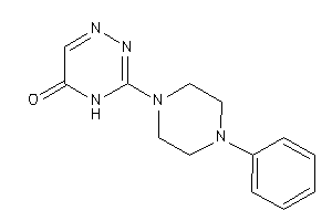 3-(4-phenylpiperazino)-4H-1,2,4-triazin-5-one
