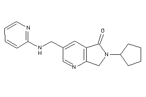 6-cyclopentyl-3-[(2-pyridylamino)methyl]-7H-pyrrolo[3,4-b]pyridin-5-one