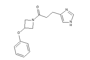 3-(1H-imidazol-4-yl)-1-(3-phenoxyazetidin-1-yl)propan-1-one