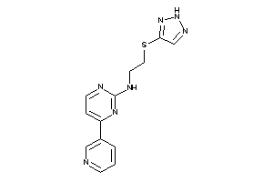 [4-(3-pyridyl)pyrimidin-2-yl]-[2-(2H-triazol-4-ylthio)ethyl]amine