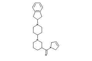 Image of [1-(1-indan-2-yl-4-piperidyl)-3-piperidyl]-(3-pyrrolin-1-yl)methanone