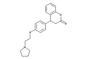 Image of 4-[4-(2-pyrrolidinoethoxy)phenyl]chroman-2-one