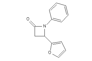 Image of 4-(2-furyl)-1-phenyl-azetidin-2-one