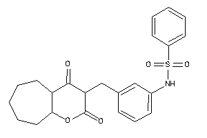 Image of N-[3-[(2,4-diketo-5,6,7,8,9,9a-hexahydro-4aH-cyclohepta[b]pyran-3-yl)methyl]phenyl]benzenesulfonamide