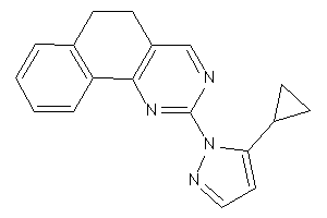 Image of 2-(5-cyclopropylpyrazol-1-yl)-5,6-dihydrobenzo[h]quinazoline