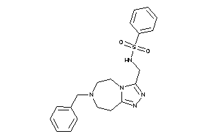 N-[(7-benzyl-5,6,8,9-tetrahydro-[1,2,4]triazolo[3,4-g][1,4]diazepin-3-yl)methyl]benzenesulfonamide