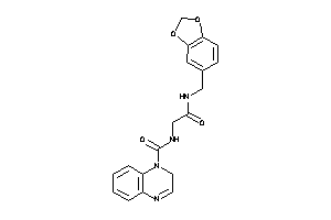 N-[2-keto-2-(piperonylamino)ethyl]-2H-quinoxaline-1-carboxamide