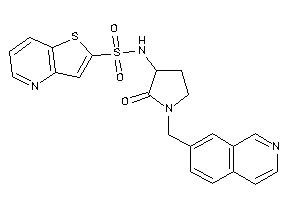 N-[1-(7-isoquinolylmethyl)-2-keto-pyrrolidin-3-yl]thieno[3,2-b]pyridine-2-sulfonamide