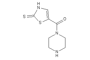 Image of Piperazino-(2-thioxo-4-thiazolin-5-yl)methanone