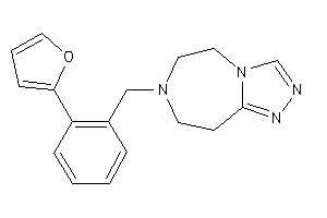 7-[2-(2-furyl)benzyl]-5,6,8,9-tetrahydro-[1,2,4]triazolo[3,4-g][1,4]diazepine
