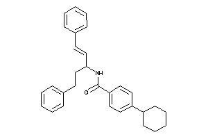 Image of 4-cyclohexyl-N-(1-phenethyl-3-phenyl-allyl)benzamide