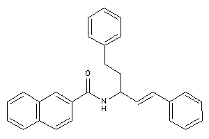 Image of N-(1-phenethyl-3-phenyl-allyl)-2-naphthamide