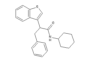 2-(benzothiophen-3-yl)-N-cyclohexyl-3-phenyl-propionamide