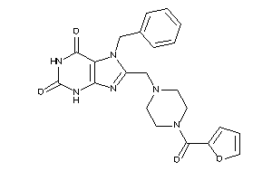 Image of 7-benzyl-8-[[4-(2-furoyl)piperazino]methyl]xanthine