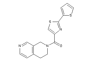 3,4-dihydro-1H-2,7-naphthyridin-2-yl-[2-(2-thienyl)thiazol-4-yl]methanone