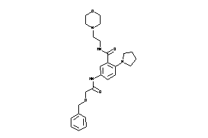 5-[(2-benzoxyacetyl)amino]-N-(2-morpholinoethyl)-2-pyrrolidino-benzamide