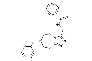 N-[[7-(2-pyridylmethyl)-5,6,8,9-tetrahydro-[1,2,4]triazolo[3,4-g][1,4]diazepin-3-yl]methyl]benzamide