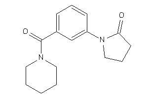 1-[3-(piperidine-1-carbonyl)phenyl]-2-pyrrolidone